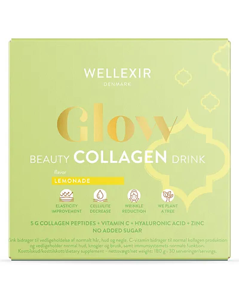 Wellexir Glow Beauty Drink Lemonade Box 30x5g