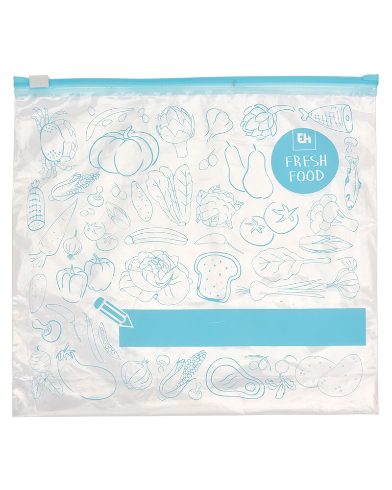 Utmerket husholdningsvesker, poser, strengposer for matoppbevaring, 10 x 3L