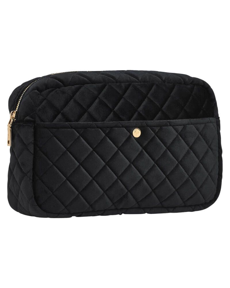 Fan Palm Toiletry Bag — Black Velvet 191 g