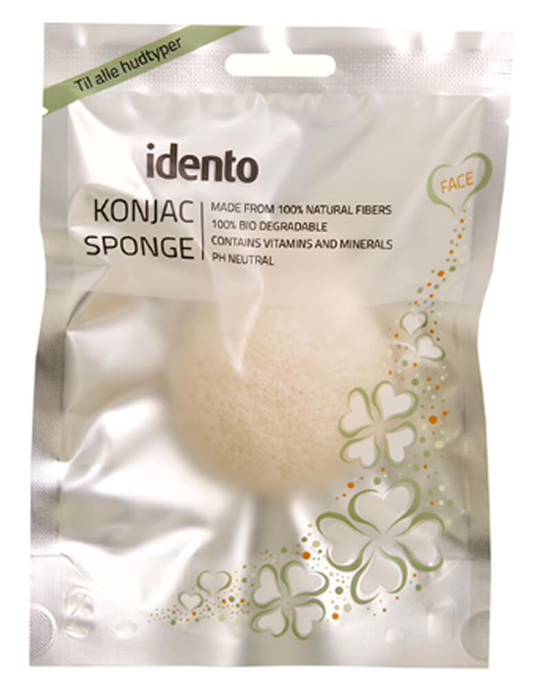 Idento Konjac Svamp Hvid Natural Fibers