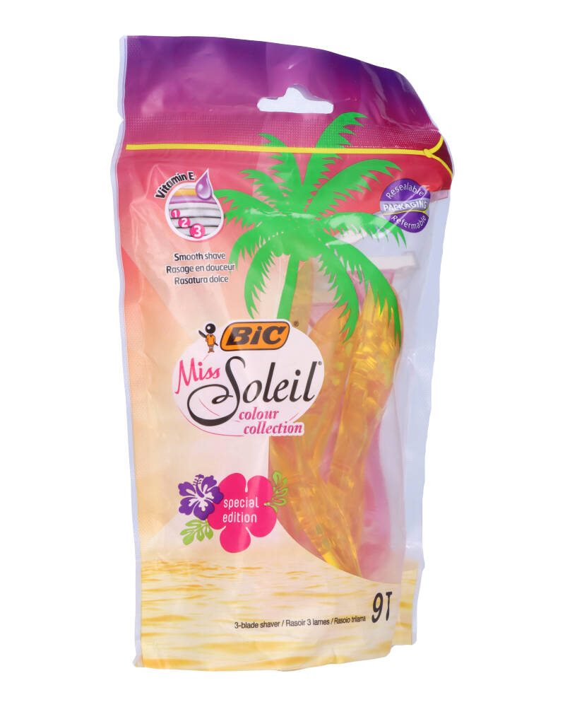 Bic Miss Soleil Colour Collection women's disposable razors   9 stk.