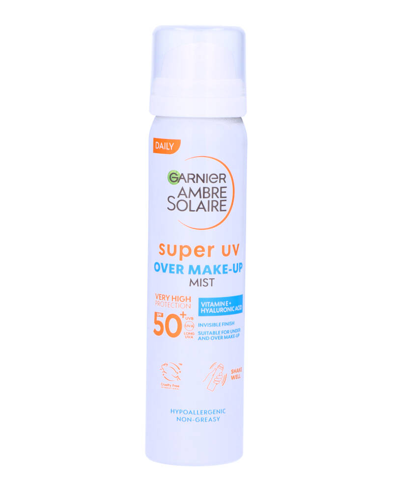 Garnier Ambre Solaire Super UV Over Makeup Mist SPF 50 75 ml