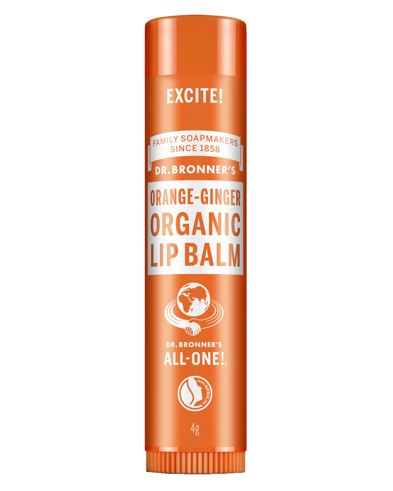 Dr. Bronner's Organic Lip Balm Orange-Ginger 4 g