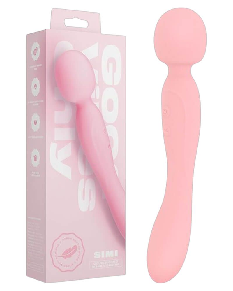 Good Vibes Only Simi — Double-Sided Wand Vibrator — Pink