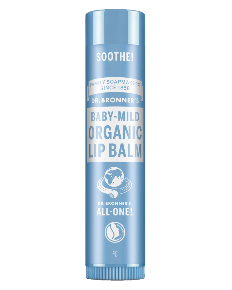 Dr. Bronner's Organic Lip Balm Baby-Mild (Unscented) 4 g