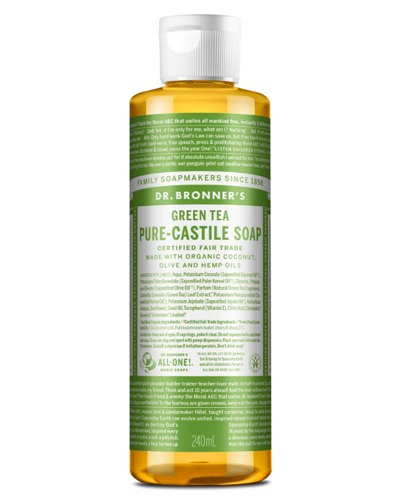 Dr. Bronner's Pure-Castile Soap Green Tea 240 ml