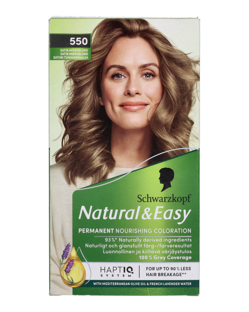 Schwarzkopf Natural & Easy 550 Mörkblond - pcs 1