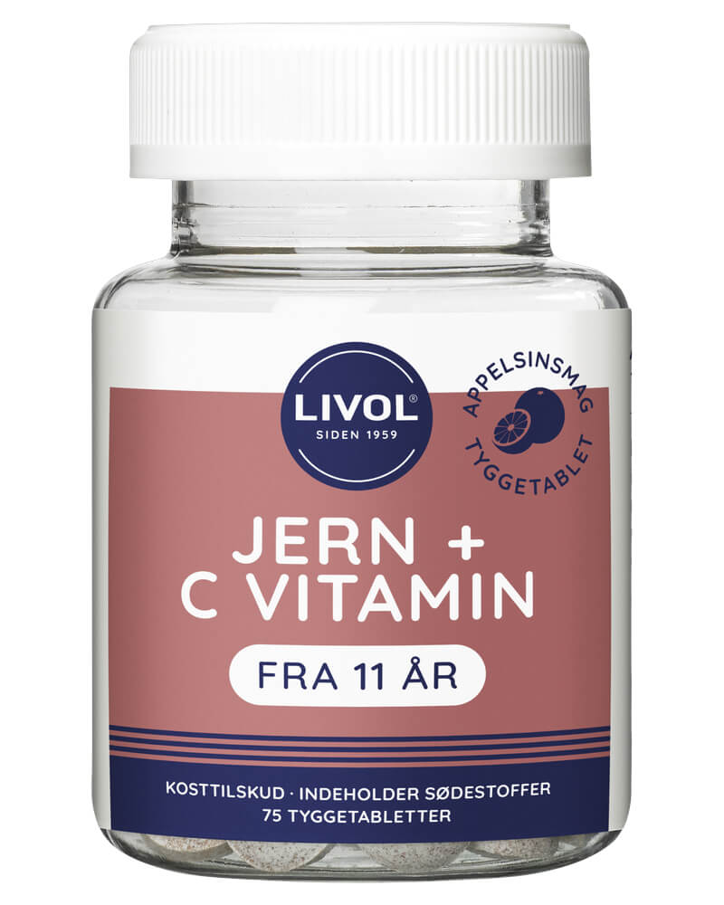 Livol Iron Chewable Tablet Orange Taste   75 stk.