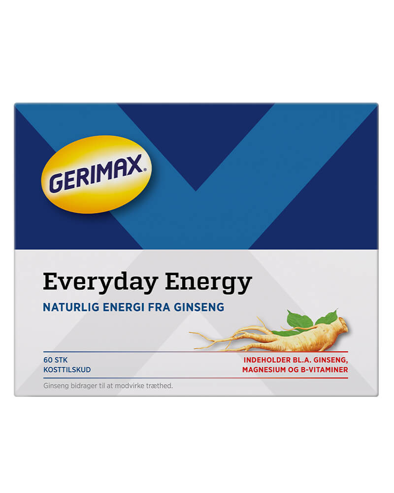 Gerimax Ginseng Daglig Energi   60 stk.