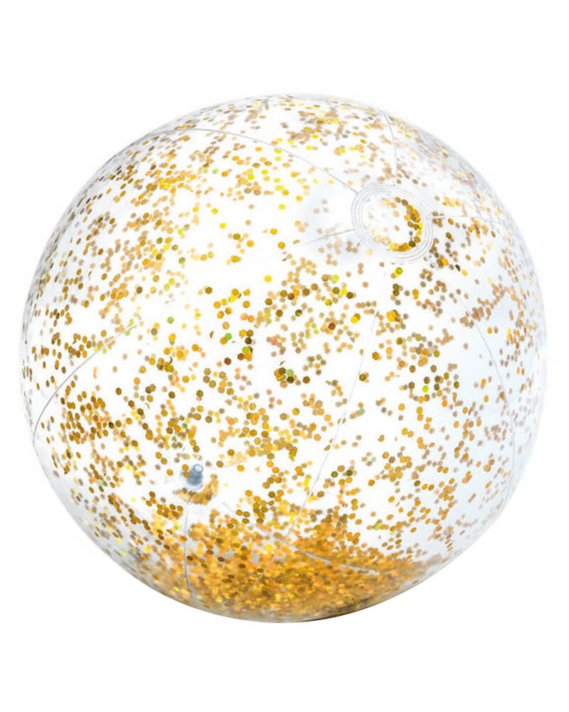 Intex Transparant Gold Glitter Beach Ball