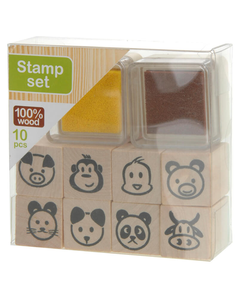 Krea Stamp Set Brown/Yellow