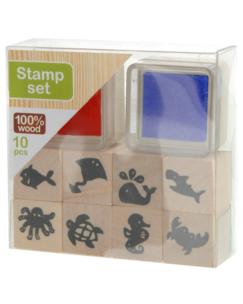 Krea Stamp Set Blue/Red